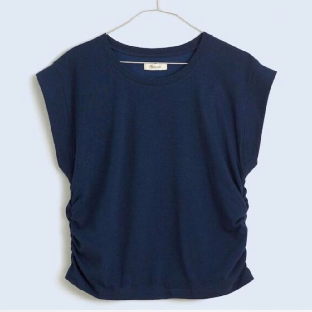 Madewell muscle tee with side cinch